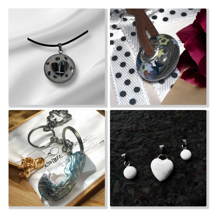 Epoxid-Harz Schmuck, Haare, Asche, Muttermich u.v.m