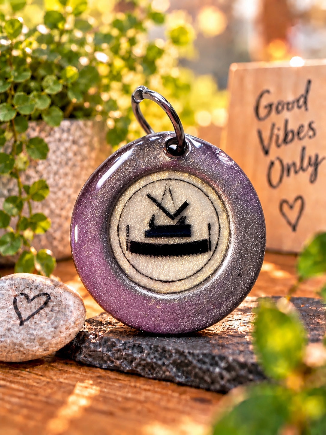 Schreiner-Zunftzeichen-Anhänger – Lovely Washer Schmuck mit Zunftzeichen des Schreinerhandwerks