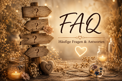 FAQ – Häufige Fragen bei Phoenix Art Ideas, dekoratives Wegweiser-Schild mit Fragezeichen