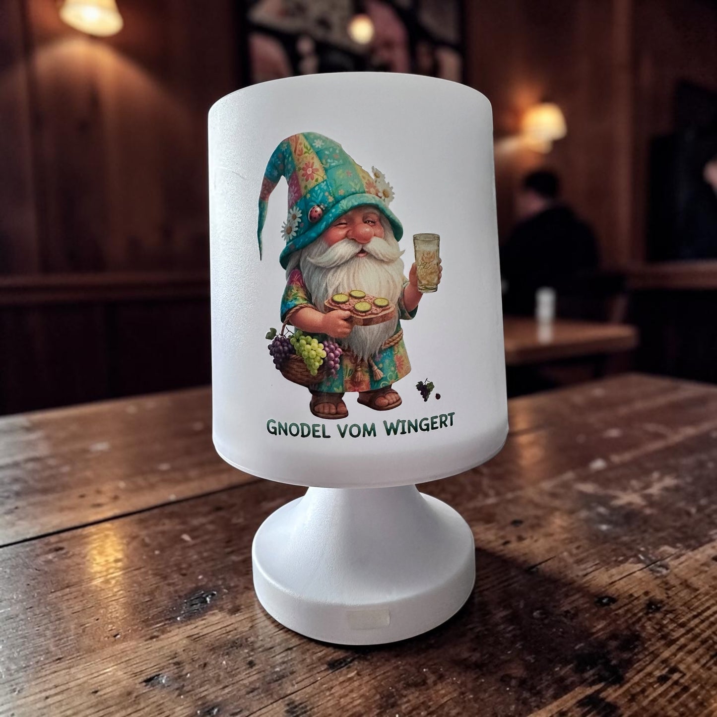 Gnodel vom Wingert Deko-Leuchte mit Farbwechsel – USB-Tischlampe