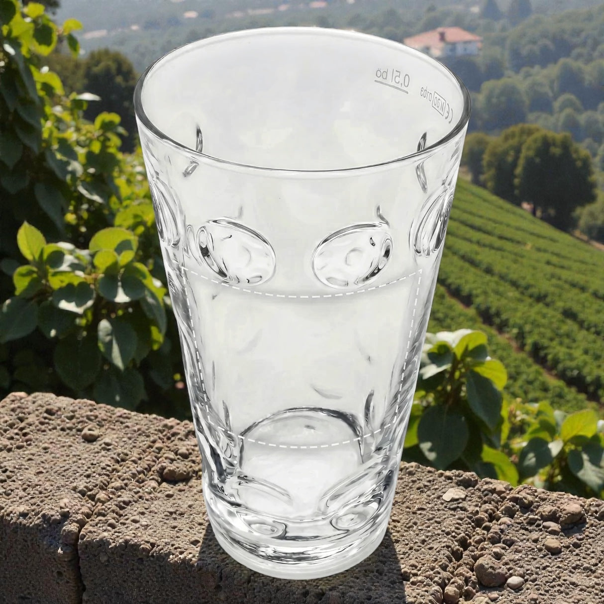 Klassisches Dubbeglas klar 